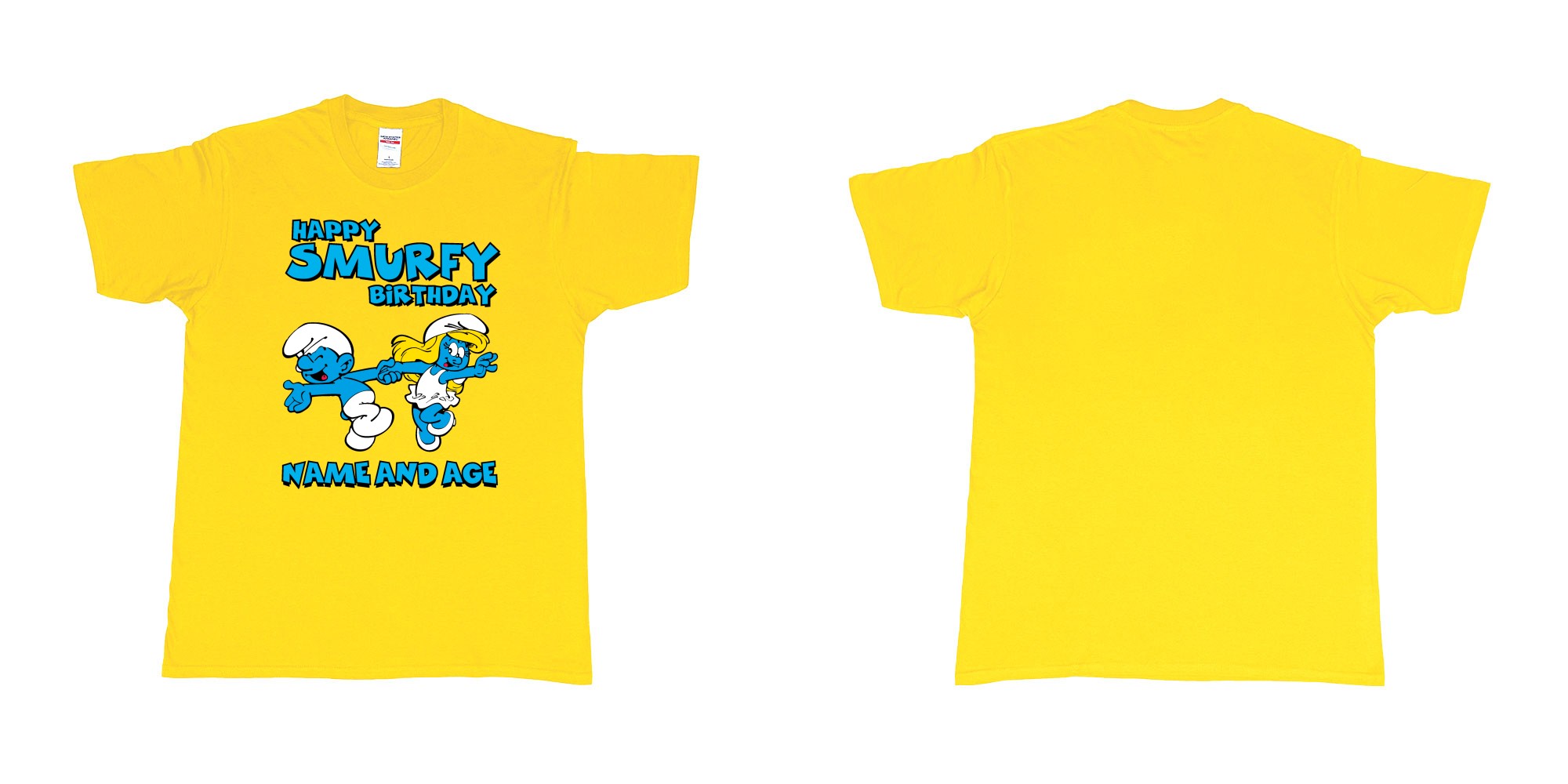 Custom tshirt design  in fabric color daisy choice your own text made in Bali by The Pirate Way