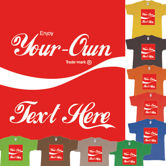 Custom tshirt design Customize your own Coca Cola t shirt   the possibilities are endless! choice your own printing text made in Bali