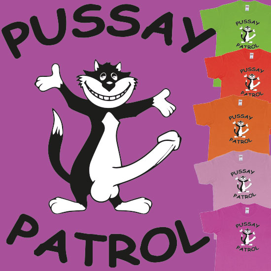 Custom tshirt design Pussy Patrol stag party bali  choice your own printing text made in Bali
