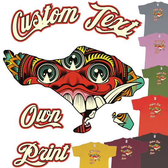 Custom tshirt design Bali Island Best Quality Custom Teeshirt Print choice your own printing text made in Bali