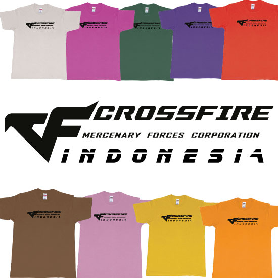 Custom tshirt design CFINDO Crossfire Indonesia Custom Tshirt Kaos Bali choice your own printing text made in Bali
