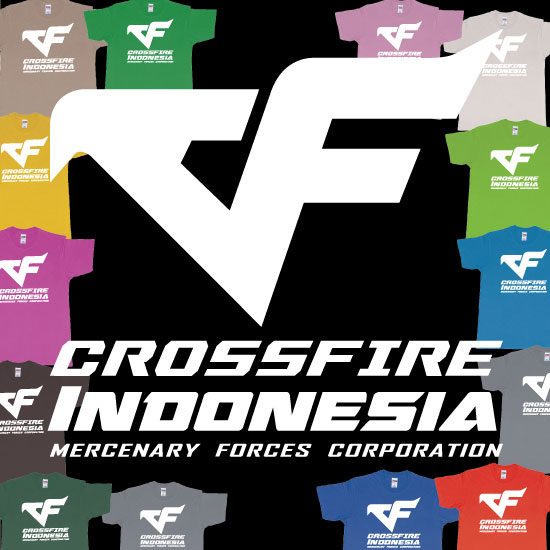 Custom tshirt design Crossfire Indonesia CFINDO Custom Tshirt Bali choice your own printing text made in Bali