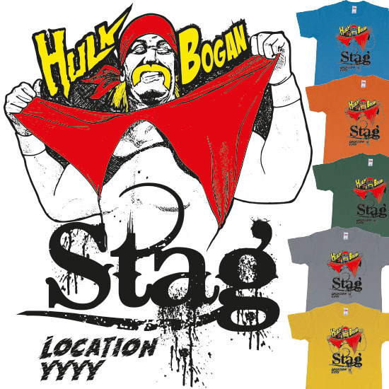 Custom tshirt design Hulk Hogan Hulk Bogan Tshirt choice your own printing text made in Bali