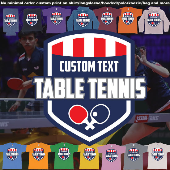 Major League Table Tennis MLTT Custom Logo Print in Bali