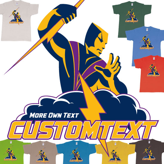 Custom tshirt design Melbourne Storm NRL National Rugby League Custom Teeshirt Bali choice your own printing text made in Bali