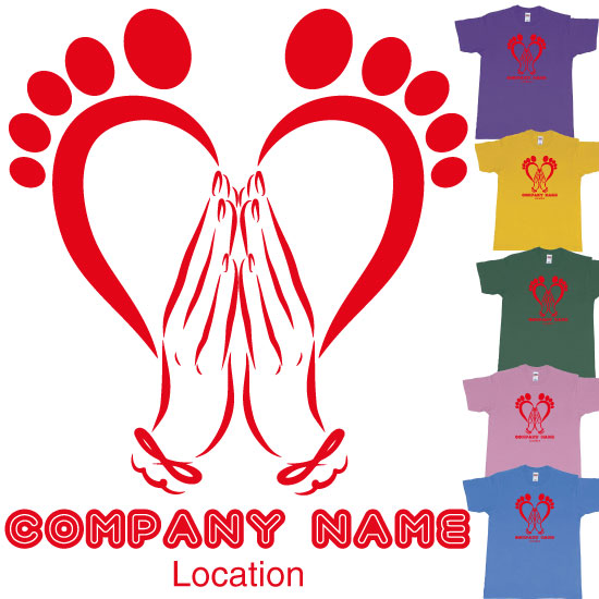 Custom tshirt design Podiatrist Chiropodist Feet Care Specialist Heart Shaped Feet with Caring Hands choice your own printing text made in Bali