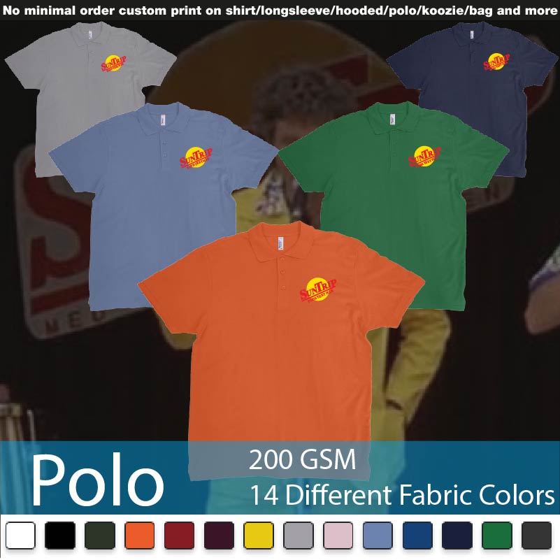 Sallskapsresan Suntrip Eget Tshirt Tryck Bali Resa Polo Shirts Samples