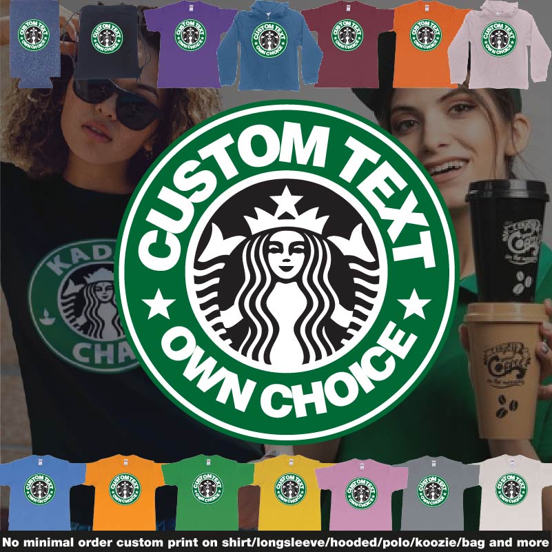 Starbuks Coffee Custom Own Text 02 Thumbnail