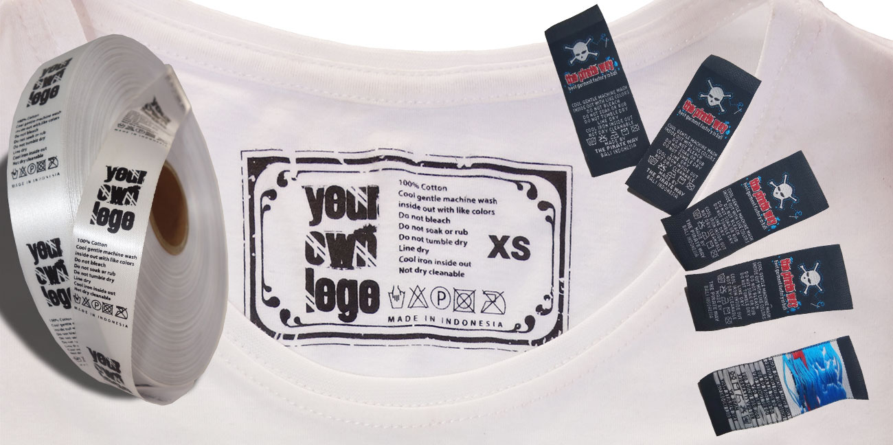 Have your own custom label on your garments