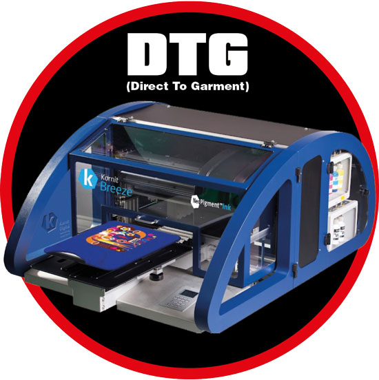Direct-to-Garment DTG Printing