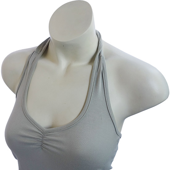 (L11G) Short Knot - This ladies short, sleeveless halter neck is the girls favorite. Showing the back of your shoulder and you will feel a bit sexy when use it. The halter neck allows for adjustable sizes. - style shirt ready for your own custom printing in Bali