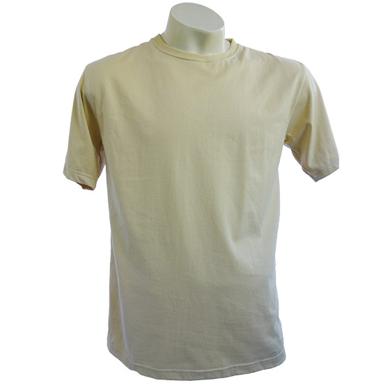 (T01S) T-shirt Standard - This is our signature cut for a shirt, which features a slimmer fit compared to the typical shirts found in other factories in Bali, Indonesia. It has normal-sized arm openings and a well-balanced neck opening that is not too wide or too small. This style was inspired by a famous English brand shirt and features standard size stitching throughout. - style shirt ready for your own custom printing in Bali