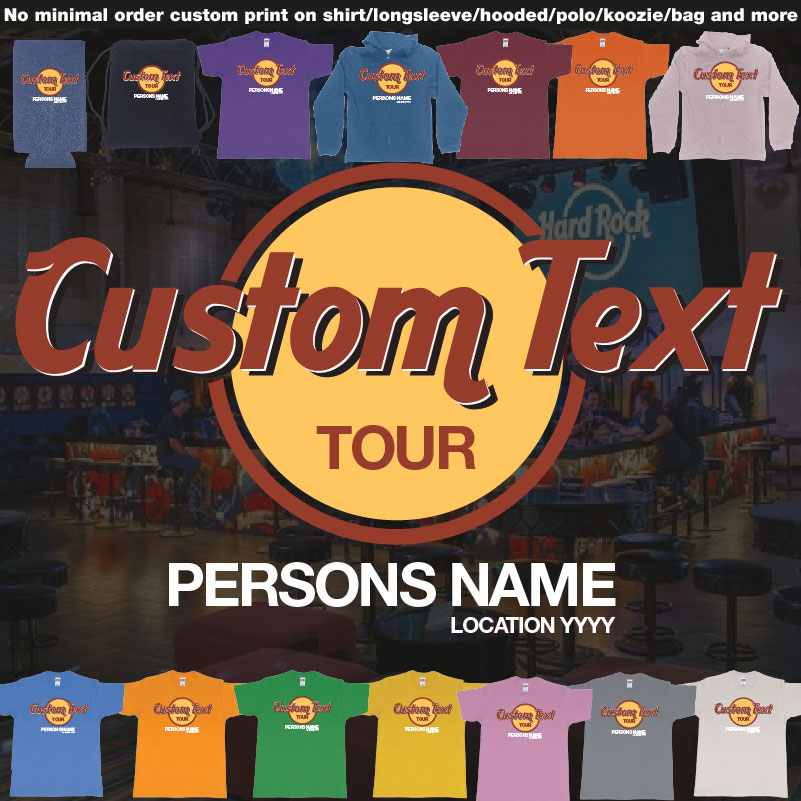 Hard Rock Bar Cafe Custom Logo Text Funny Bali 02 Overview Design Samples